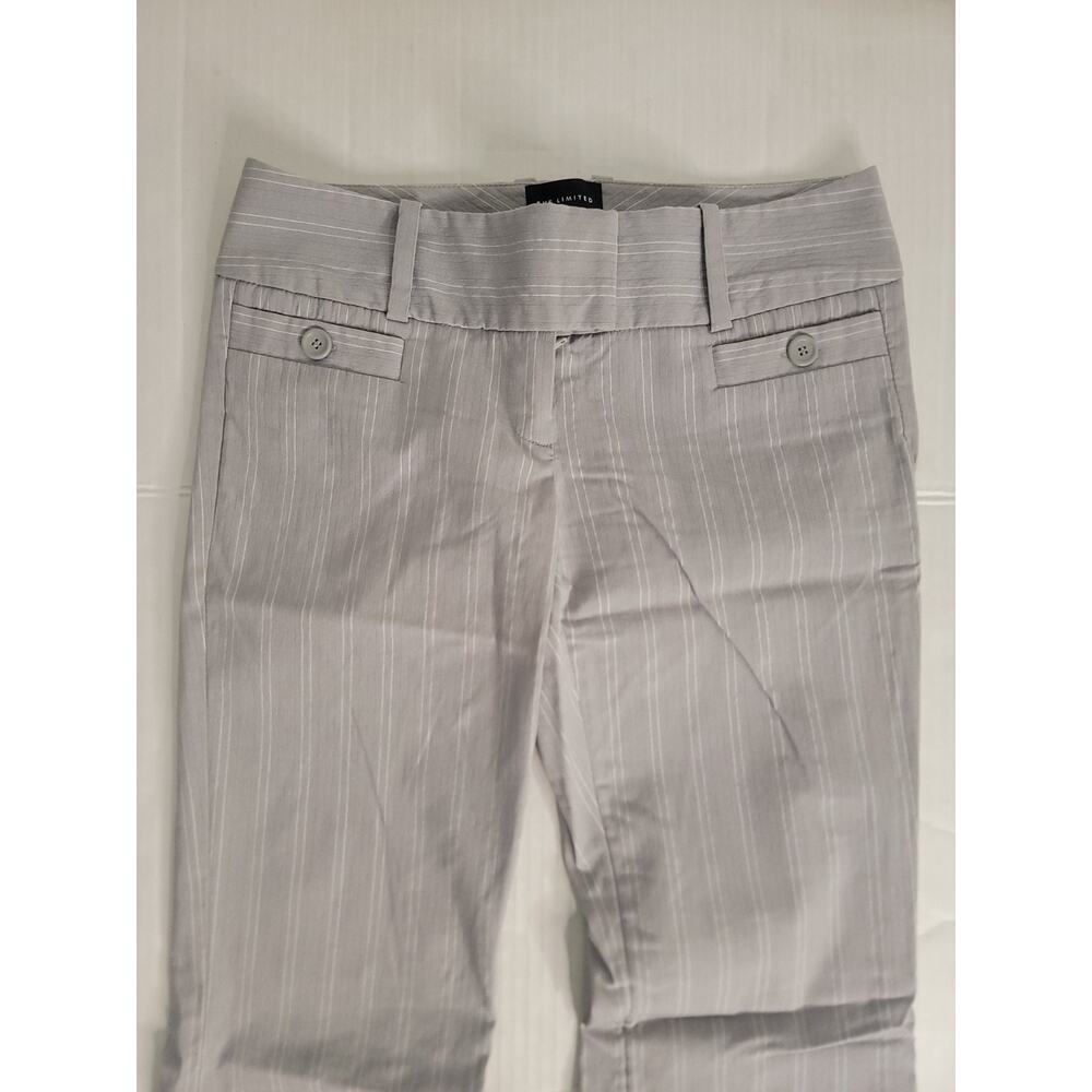The Limited Trouser Pants Low Rise Pinstripe Flare 2x32 Office Siren Academia - Picture 5 of 8